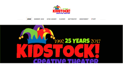 Desktop Screenshot of kidstocktheater.com